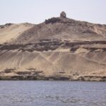 Qubbet el-Hawa hill and necropolis on the west bank of the Nile in Aswan, Egypt