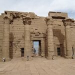 Kalabsha temple Exterior view of the Temple of Kalabsha on New Kalabsha Island near Aswan, Egypt, showcasing its monumental sandstone walls and pylons.